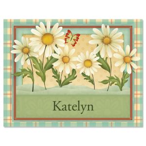 Dusty Blue & Daisies Note Cards