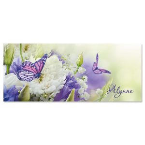 Butterfly Personalized Slimline Note Cards