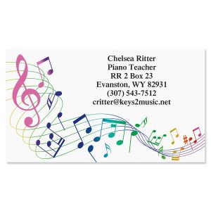Musical   Business Cards