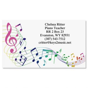 Musical   Business Cards
