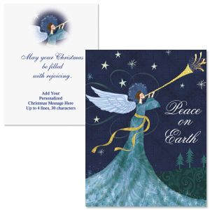 Peace Angel  Note Card Size Christmas Cards