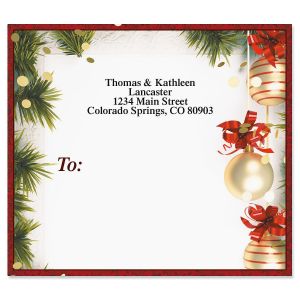 Christmas Twilight Package Labels
