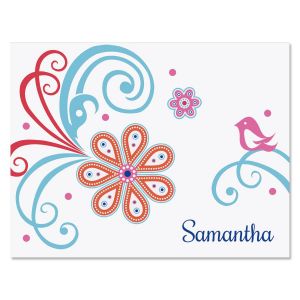 Fresh Melon Personalized Note Cards