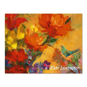 Spring Garden Personalized Note Cards