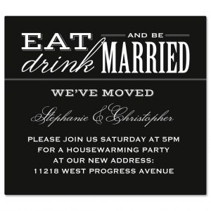 Eat, Drink, Be Married Canning Labels