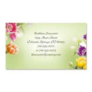 Fresh Tulips Business Cards