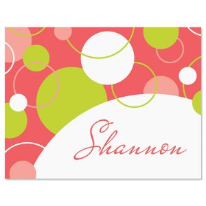 Swanky Personalized Note Cards
