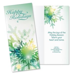 Winter Frost Slimline Holiday Cards