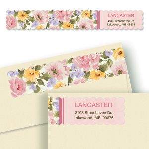 Garden Flair Connect Wrap Diecut Address Labels