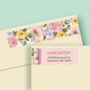 Garden Flair Connect Wrap Diecut Address Labels