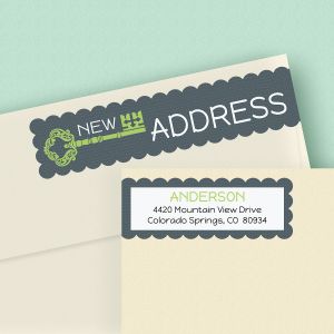 New Pad Connect Wrap Diecut Address Labels