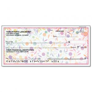 Color Swirl Personal Checks