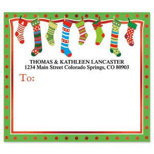 Whimsical Stockings Package Labels