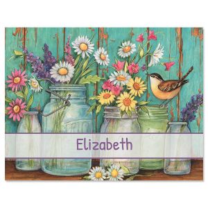 Garden Signs Personalized Note Cards
