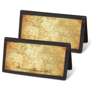 Old World Personal Checkbook Covers