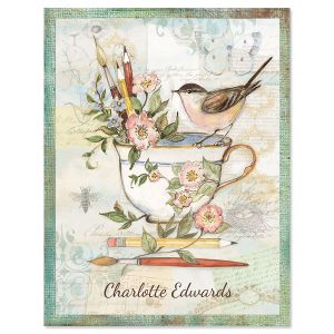 Teacup Custom Note Cards