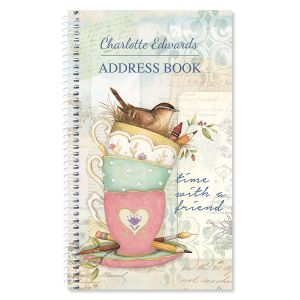 Teacup Personalized Lifetime Address Book