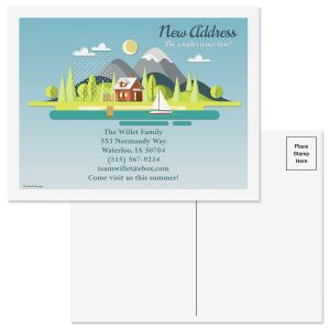Fair Weather New Address Postcards