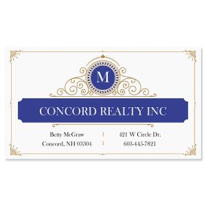 Initial Branding Standard Business Cards