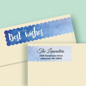 Assorted Greetings Connect Wrap Diecut Address Labels  (8 Designs)