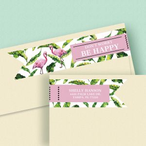 Kind & Lush Connect Wrap Diecut Address Labels (4 Sayings)