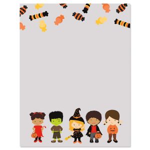 Tricks and Treats Halloween Letter Papers
