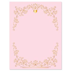 Gilded Romance Valentine's Day Letter Papers