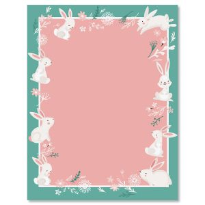 Spring Bunnies Easter Letter Papers