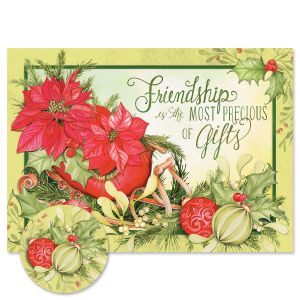 Abundant Friendship Christmas Cards - Personalized
