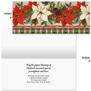 Boughs & Berries Slimline Holiday Cards
