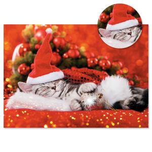 Purfect Dreams Christmas Cards - Personalized