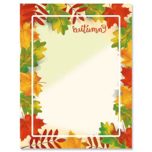 Fall Brilliance Letter Papers