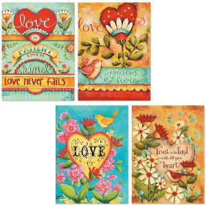 Love Grows Here Note Cards 