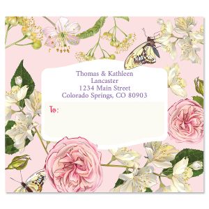 Butterfly Garden Personalized Package Labels