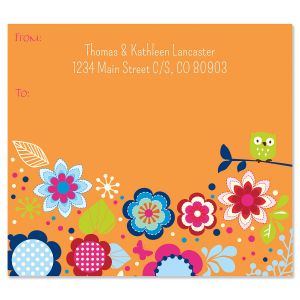 Playful Posies Package Labels