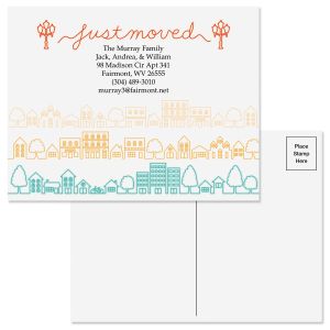 Treeline New Address Postcards