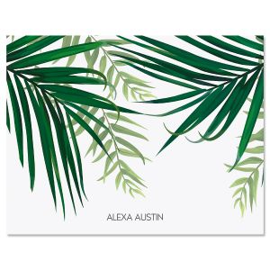 Monstera Palm Custom Note Cards