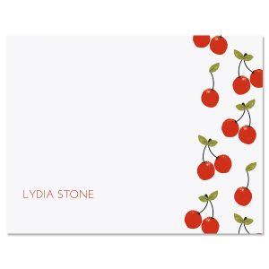 Cherry Parade Custom Note Cards