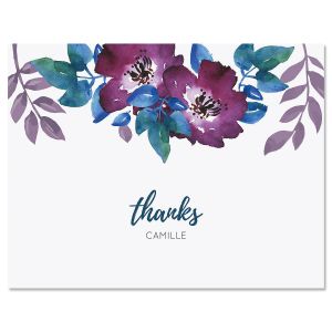 Camila Floral Custom Note Cards