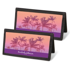 Tropical Palms Personal Checkbook Covers