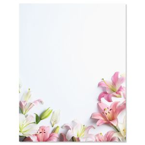 Lilies Letter Papers