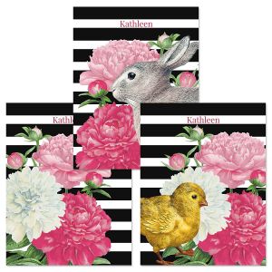Easter Peony Custom Note Cards (3 Designs)