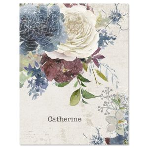 Fall Florals Custom Note Cards