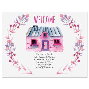 Family Home New Address Postcards