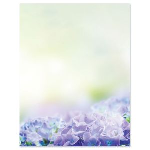 Blue Hydrangea Letter Papers