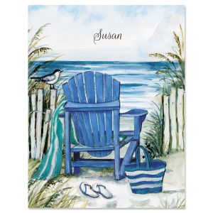 By the Sea Custom Note Cards