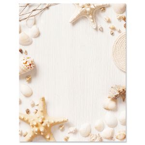 Beach Frame Letter Papers