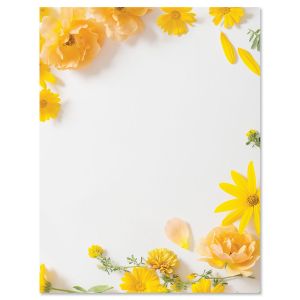 Summer Yellow Letter Papers