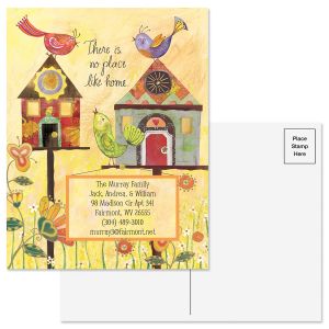 There Is No Place Like Home New Address Postcards