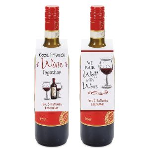 Wine & Friends Custom Wine Hang Tags
